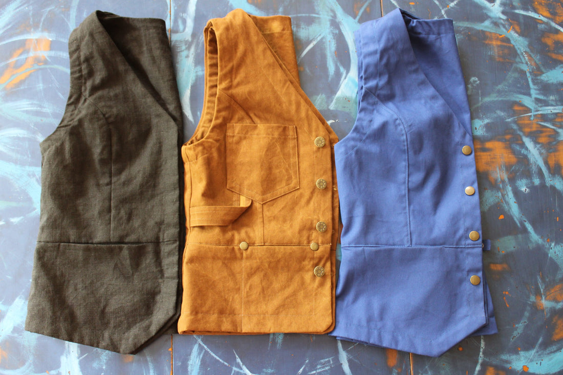 KEATON VEST: How to sew inseam pockets